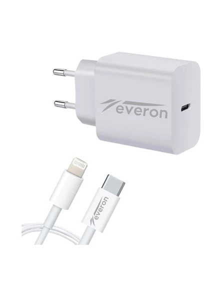 Everon Q.C 3.4 Amper 25w Type To Lightning Şarj Aleti Evr-002