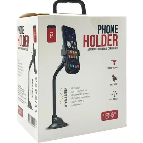 Powerway Tt21 Araç İçi Telefon Tutucu Uzun Kıskaçlı - 2