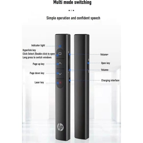 Hp Ss10 Sunum Kumandası Laser Pointer - 3
