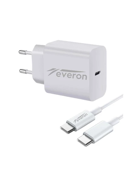 Everon Q.C 3.4 Amper 25w Type To Type C Şarj Aleti Evr-002