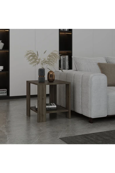 Antec Design Midi Yan Sehpa Ceviz - Resim 2