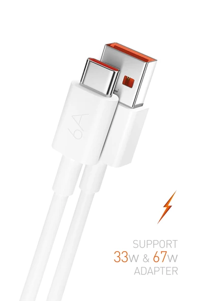 Powerway M6 33W-67W 6 Amper Type to Usb Şarj ve Data Kablosu - Resim 2