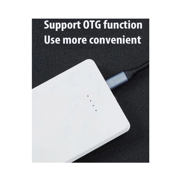 Pmr Zr-395 Type-C To Type-C Kablo 4K Görüntü Şarj Kablosu 20GBPS 100 Watt Akıllı Chip - 5