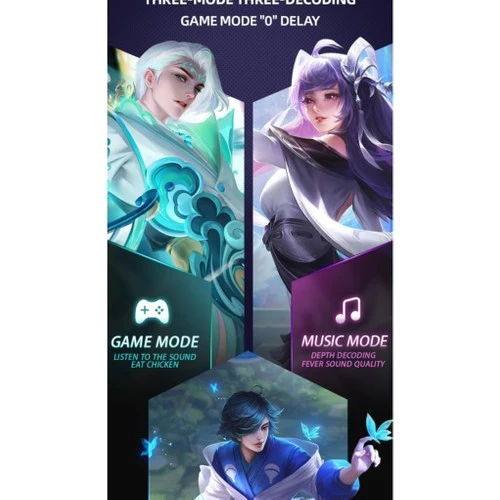 Torima Tg-G10 Çift Mikrofonlu 3 Modlu Bluetooth 5.2 Yeni Nesil Oyuncu Kulaklığı - 3