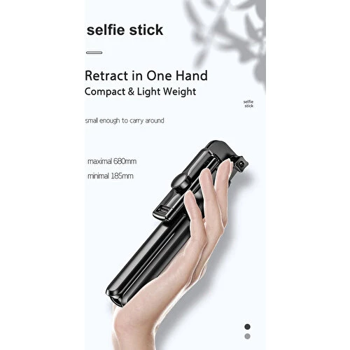 Torima Bluetootlu Kablosuz Selfie Çubuğu Ve Tripod Max. 68 Cm - 5
