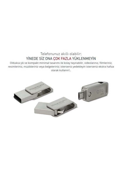 32Gb Iphone Otg Metal Flash Bellek Usb2.0 - Resim 2