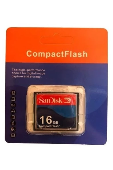 Sandisk 16Gb Compact Flash Hafıza Kartı Cf Kart