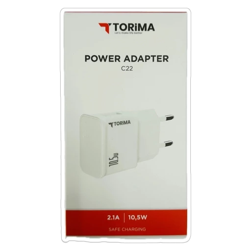 Torima 10.5W 2.1A Usb Şarj Başlığı Adaptörü