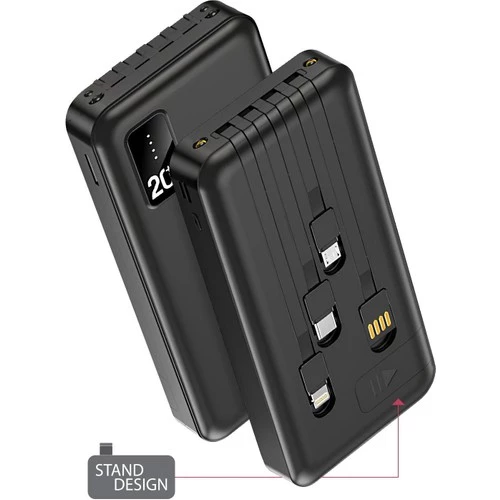 Powerway TX209 20.000 Mah Kablolu Dijital Göstergeli Powerbank - 2