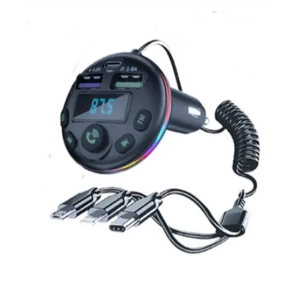 Torima G14 Bluetoot Fm Transmitter Fm Verici 36W Pd Giriş Type C- Microusb -Lightning şarj girişi