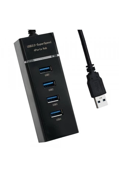 Usb 3.0 4 Port Usb Çoklayıcı Hub 1 Metre Kablo