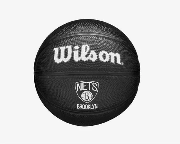 Wilson NBA Team Tribute Mini Brooklyn Nets SZ3 Basketbol Topu WZ4017604XB3 - 5