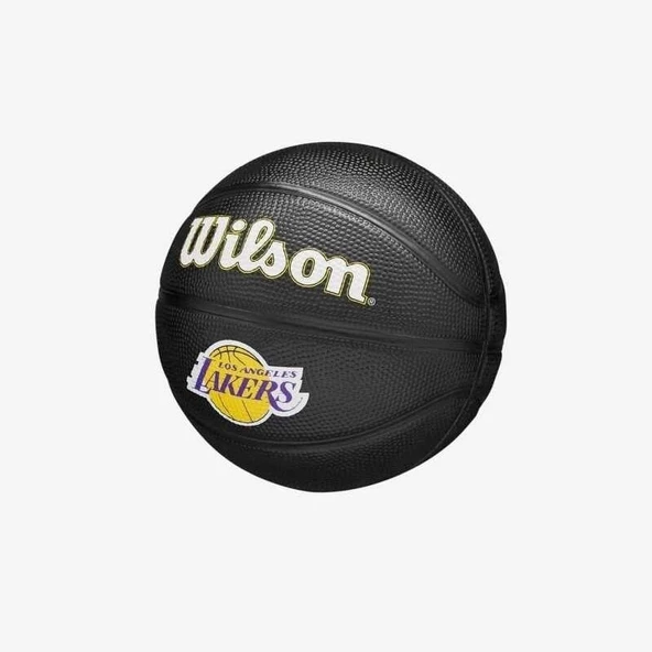 Wilson NBA Team Tribute Mini LA Lakers SZ3 Basketbol Topu WZ4017601XB3 - 3