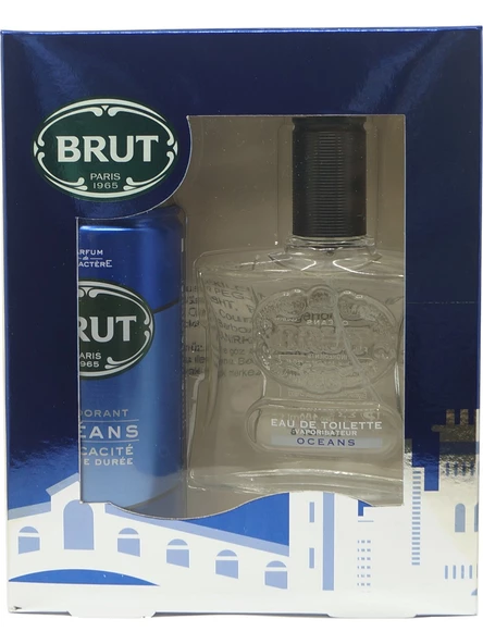 Brut Ocean 100 ml Edt + Deodorant 200 ml Erkek Parfüm Seti