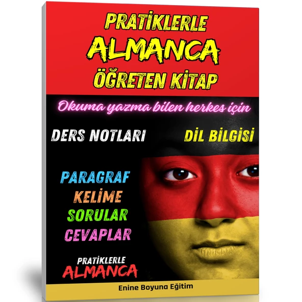 Pratiklerle ALMANCA Öğreten Kitap (RENKSİZ) ürün görseli 1