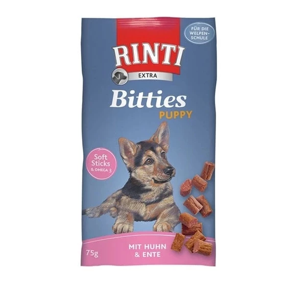 Rinti Bitties Puppy Ördek - Tavuklu Yavru Ödül Maması 75 gr