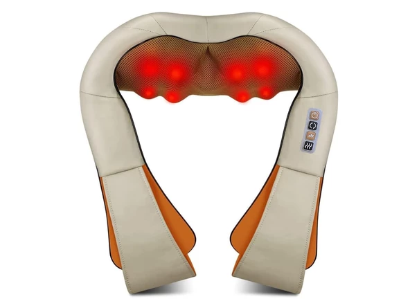 Ovmalı ve Isıtmalı Masaj Aleti Boyun Sırt ve Tüm Vücut Masaj Aleti Ev Araç ,Ofiste Kulanılabilir - 2