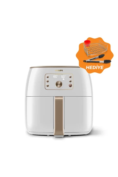 Philips Hd9870/20 Airfryer Smart Sensing Star White Aksesuar Hediyeli Set