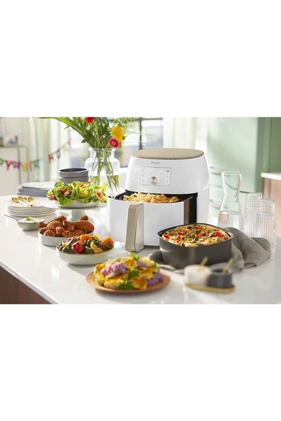 Philips Airfryer XXL HD9870/20 Premium 7.3 lt Yağsız Fritöz - 4