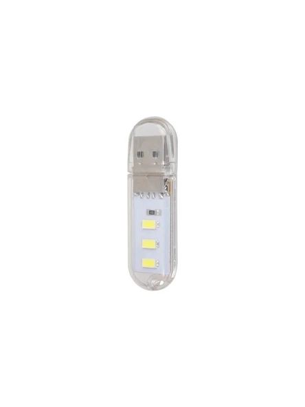 Taşınabilir Mini USB LED Lamba 3 LED Beyaz Renk 5730 Kamp Stick Ledi A62