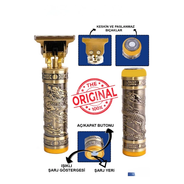 Waer Özel Tasarım Saç Sakal Tıraş Makinası - 3