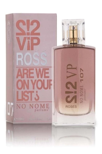 No Nome 107 Vip Ross For Women 100 ml Edt Kadın Parfüm Vip Rose