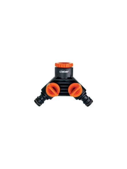 MUSLUK ADAPTÖRÜ 1/2" 3/4" İKİ ÇIKIŞLI CLABER 8599 - 1