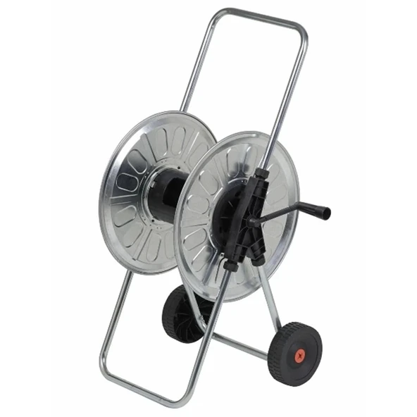 AGRATİ 220 HORTUM MAKARASI TEKERLİ KROM METAL (80mt-1/2'') ürün görseli