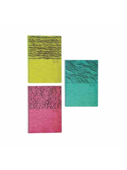 Keskin Color Root A4 60yp Spiralli Plastik Kapak Not Defteri Kareli  / B5 ürün görseli 1