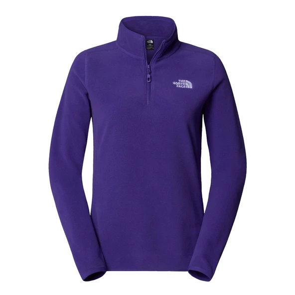 The North Face W 100 GLACIER Kadın Yarım Fermuar Polar NF0A855MNL41