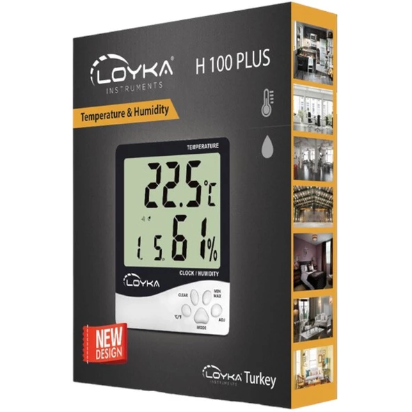 Loyka H100 Plus Sıcaklık ve Nem Ölçer - 3