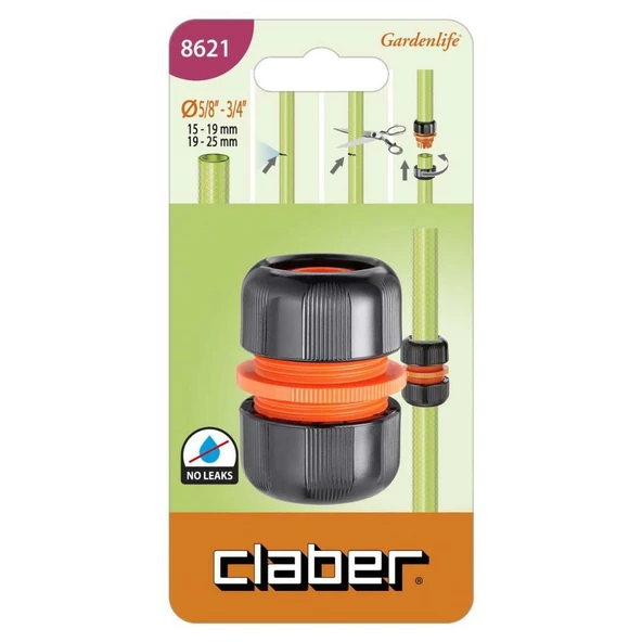 HORTUM TAMİR APARATI EKİ 5/8'' 3/4'' CLABER 8620