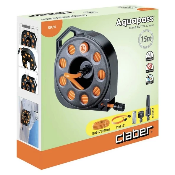 HORTUM MAKARASI SET AQUAPASS CLABER 8974 - 1