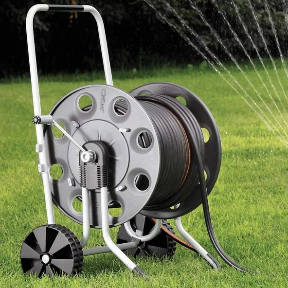HORTUM MAKARASI TEKERLİ METAL GEMİNİ 130MT CLABER 8894 - 2