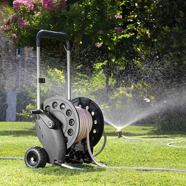 HORTUM MAKARASI TEKERLİ METAL ECOSEİ 60MT CLABER 8980 - 3