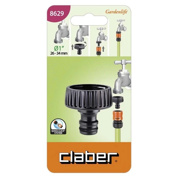 MUSLUK ADAPTÖRÜ 1'' CLABER 8629 ürün görseli