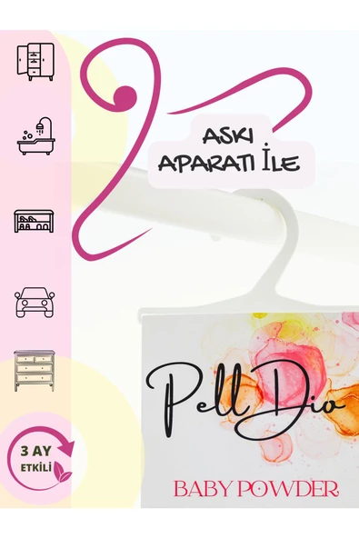 PellDio Home 3'lü Bebek Pudrası  lavanta  Altın Gül Dolap Ayakkabılık Ve Çekmece Kokusu - 6