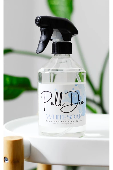 PellDio Home Beyaz Sabun Spreyli Banyo Oda ve Çamaşır Kokusu Parfümü 500ml