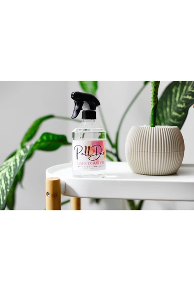 PellDio Home Bebek Pudrası Spreyli Banyo Oda ve Çamaşır Kokusu Parfümü 500ml - 2