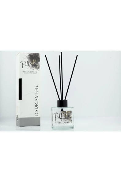 PellDio Home Amber Dekoratif Çubuklu Ev Ofis Oda Parfümü Kokusu Koku 120ml - 3