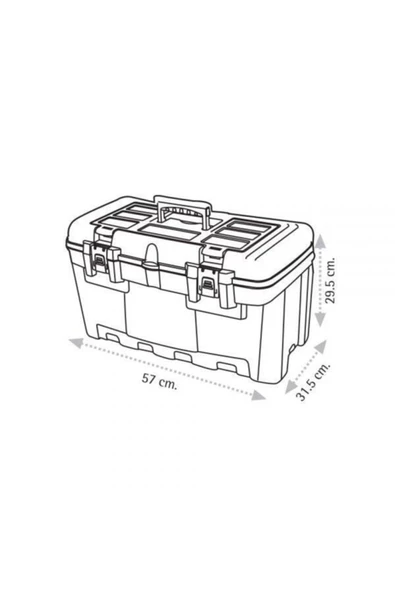Tekreyonda Süper Bag 22 inç Master Büyük Alet Çantası Takım Çantası Asr-2082 - 2