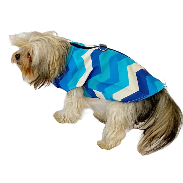 Blue Waves Su itici Yağmurluk Köpek Yağmurluğu - 4