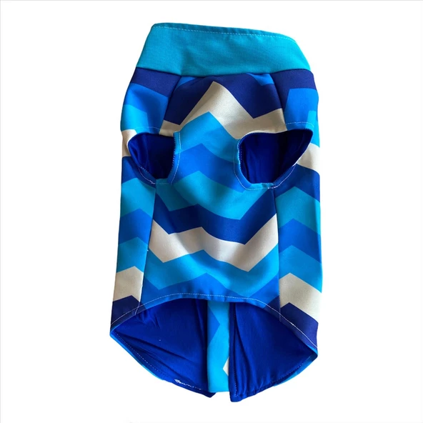 Blue Waves Su itici Yağmurluk Köpek Yağmurluğu - 5