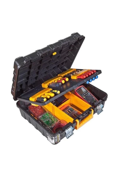Tekreyonda Süper Bag Teknisyen Takım Çantası Bond Tipi Bölmeli Askı Aparatlı Tekniker Usta Çantası ASR-4025 - 2