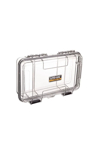 Tekreyonda Süper Bag Safari Case Suya Toza Dayanıklı Değerli Eşya Saklama Ve Taşıma Kutusu Küçük Süngersiz Şeffaf SF-1580 - Resim 8
