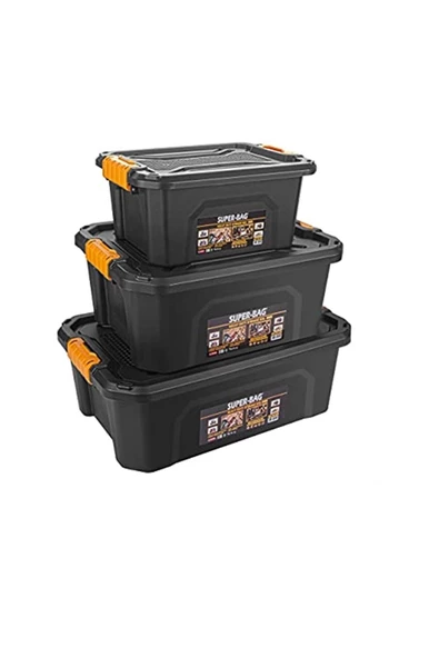 Tekreyonda Süper Bag Saklama Kutusu 20 Lt Büyük Saklama Kolisi ASR-4035 - 2