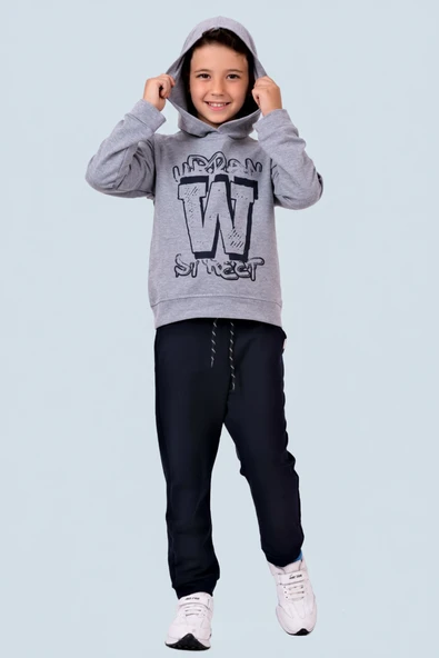 Urban W Street 2İplik Çocuk Eşofman MNK0617 - Resim 10