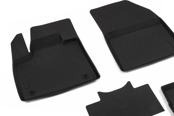 OMSA Rich Citroen DS7 4D Paspas Siyah 5 Parça 2017 ve Sonrası - 3