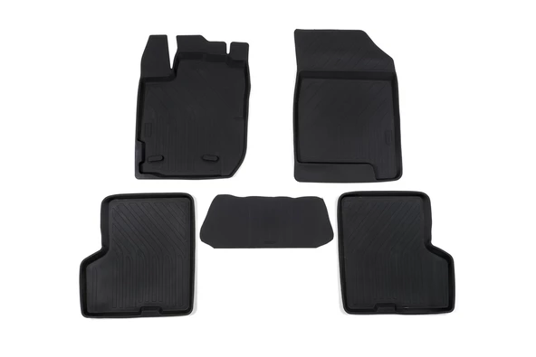 Rich Dacia Duster 4x2 4D Paspas Siyah 5 Parça 2018-2024 Arası - Resim 2