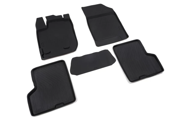 Rich Dacia Duster 4x2 4D Paspas Siyah 5 Parça 2018-2024 Arası ürün görseli 1